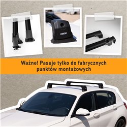 Bagażnik dachowy do Mercedes C-Klasa Sedan (W204) 4D 2007-2013