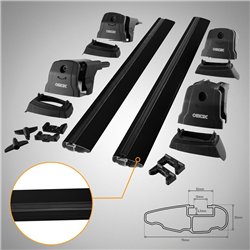 Bagażnik dachowy do Mercedes C-Klasa Sedan (W204) 4D 2007-2013