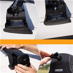 Bagażnik dachowy do Mercedes C-Klasa Sedan (W204) 4D 2007-2013