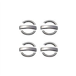 Nakładki na klamki do Fiat Doblo I (223) 2001-2010 | Chrom stal