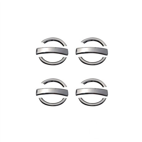 Nakładki na klamki do Fiat Doblo I (223) 2001-2010 | Chrom stal