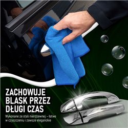 Handle covers for Ford Transit VII (V363) 2014- | Chrome steel Polished