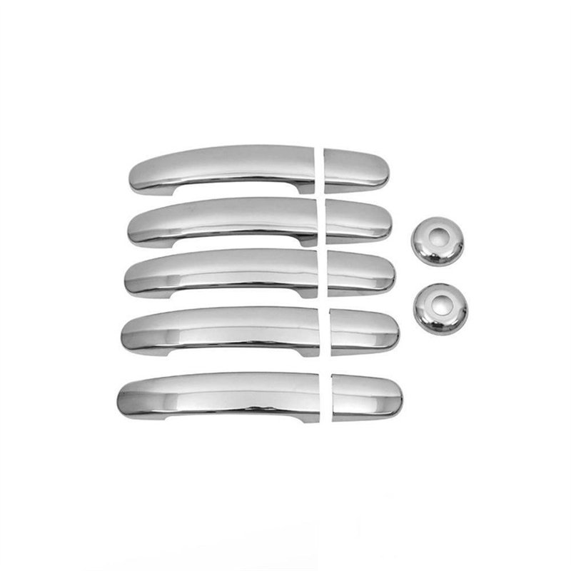 Handle covers for Ford Transit VII (V363) 2014- | Chrome steel Polished