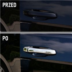 Handle covers for Ford Transit VII (V363) 2014- | Chrome steel Polished