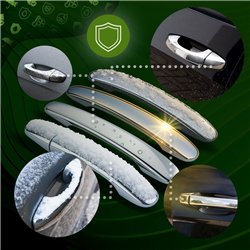 Handle covers for Ford Transit VII (V363) 2014- | Chrome steel Polished