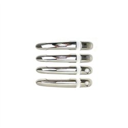 Handle covers for Hyundai Accent Sedan III (MC) 4D 2006-2012 | Chrome steel