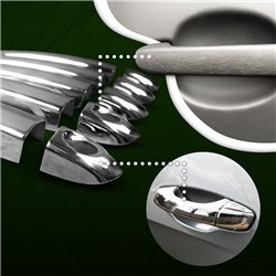 Handle covers for Hyundai i20 Hatchback I (PB) 5D 2009-2014 | Chrome steel