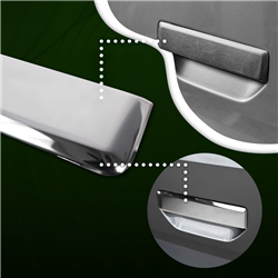 Tailgate handle cover for Opel Meriva A (X01) 2003-2010 | Chrome steel