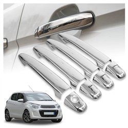 Nakładki na klamki do Citroen C1 Hatchback II 3D 2014-2021 stal