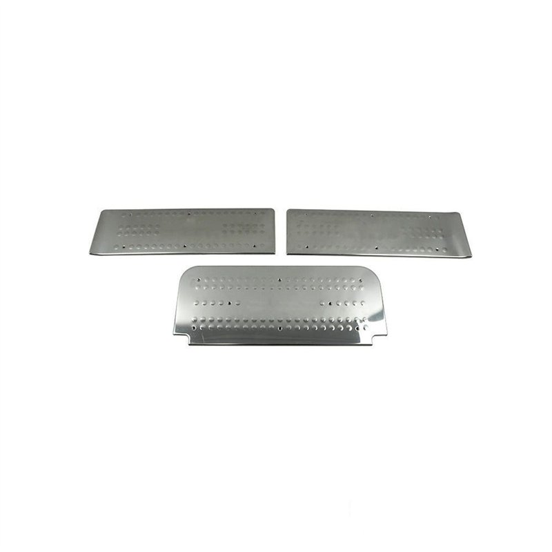 Covers for interior steps Opel Vivaro B (X82) 2014-2019 | Chrome steel
