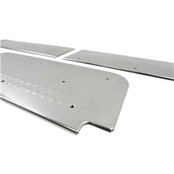 Covers for interior steps Opel Vivaro B (X82) 2014-2019 | Chrome steel