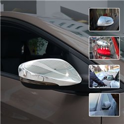Mirror housing for Hyundai i30 Hatchback III (PDE) 5D 2016- | Chrome steel