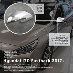 Mirror housing for Hyundai i30 Fastback Liftback III 2017-2024 | steel
