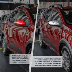 Mirror housing for KIA Sorento III (UM) 2015-2020 | Chrome steel Polished