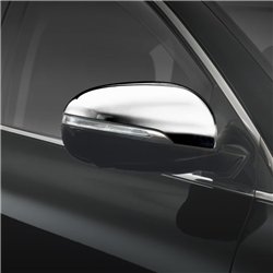 Mirror housing for KIA Sorento III (UM) 2015-2020 | Chrome steel Polished