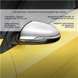 Mirror housing for KIA Stonic I (YB) 2017- | Chrome steel Polished