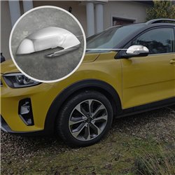 Mirror housing for KIA Stonic I (YB) 2017- | Chrome steel Polished