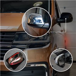 Mirror housing for KIA Stonic I (YB) 2017- | Chrome steel Polished
