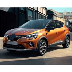 Fog light frames for Renault Captur II (RJB | XJB/HJB/HJE) 2020- Chrome ABS