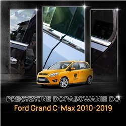 Listwy pod szyby boczne do Ford Grand C-Max II 2010-2019 stal