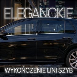Listwy pod szyby boczne do Ford Grand C-Max II 2010-2019 stal