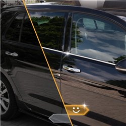 Listwy pod szyby boczne do Ford Grand C-Max II 2010-2019 stal