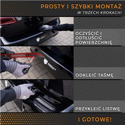 Listwa na krawędź tylnej klapy Jeep Renegade I PRE-FL 2014-2018 | stal