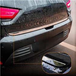 Rear tailgate edge trim for Fiat Fiorino III (225) 2008-2018 | Chrome steel