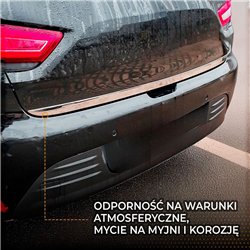 Rear tailgate edge trim for Smart Fortwo Hatchback (W453) 3D 2014- | steel