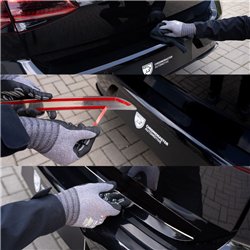 Rear tailgate edge trim for Hyundai i20 Hatchback I 5D 2009-2014 | steel