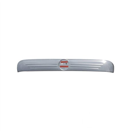 Rear tailgate trim above the license plate Fiat Doblo I FL 2005-2010 steel
