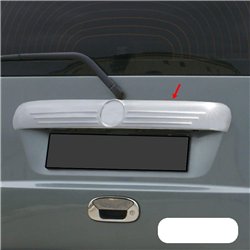Rear tailgate trim above the license plate Fiat Doblo I FL 2005-2010 steel