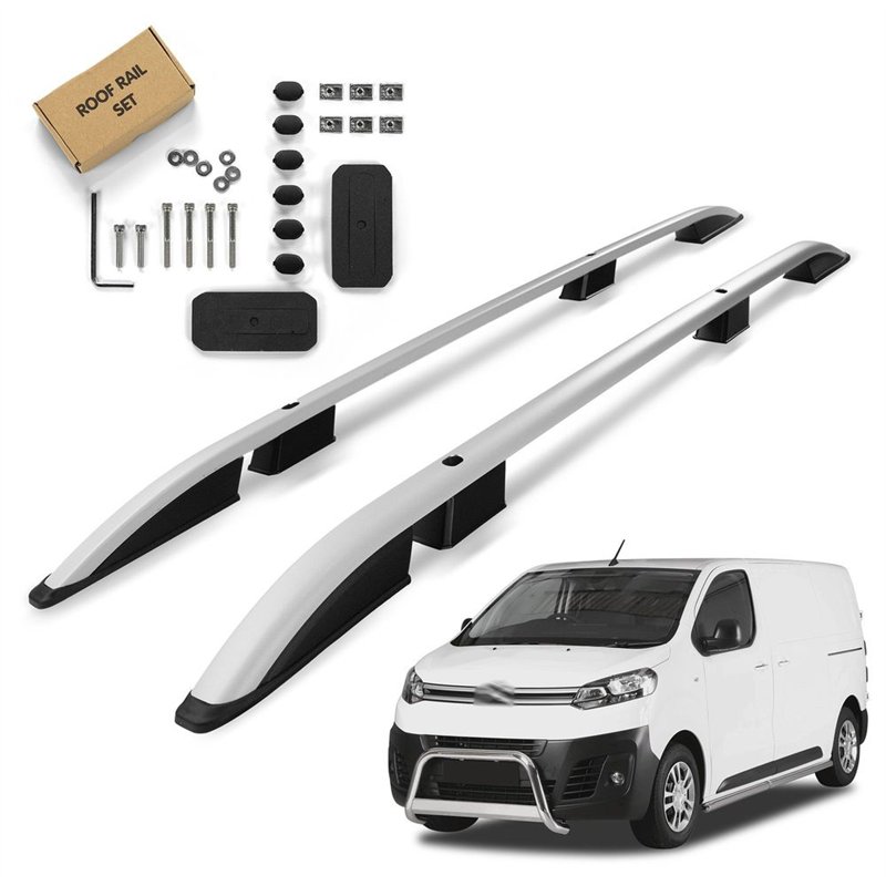 Relingi dachowe Citroen Dispatch III SHORT H1 2016- Aluminium plastik