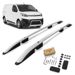 Relingi dachowe Citroen Dispatch III SHORT H1 2016- Aluminium plastik