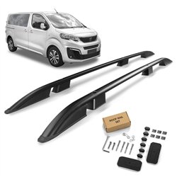 Roof rails for Peugeot Traveller I SHORT H1 2016- SKYPORT Aluminum Plastic