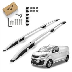 Roof rails for Peugeot Expert III MEDIUM H1 2016- SKYPORT Aluminum Plastic