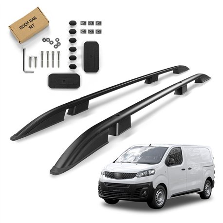 Roof rails for Fiat Scudo III SHORT H1 2022- | SKYPORT Aluminum Plastic