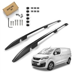 Roof rails for Peugeot Expert III MEDIUM H1 2016- SKYPORT Aluminum Plastic