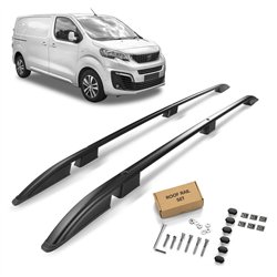 Roof rails for Peugeot Expert III MEDIUM H1 2016- SKYPORT Aluminum Plastic