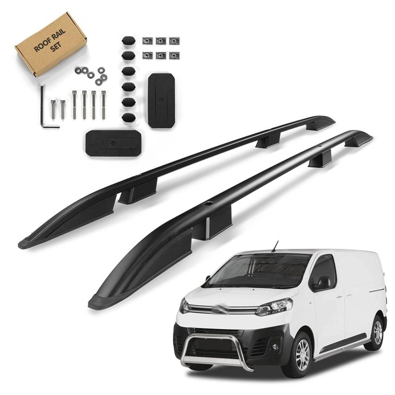 Relingi dachowe Citroen Dispatch III SHORT H1 2016- Aluminium plastik