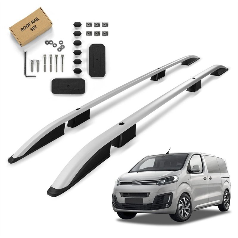 Relingi dachowe Citroen Spacetourer I SHORT H1 2016- Aluminium plastik