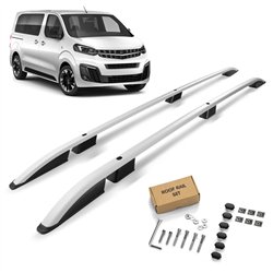 Roof rails for Opel Zafira Life I MEDIUM H1 (L2 M) 2019- Aluminum Plastic