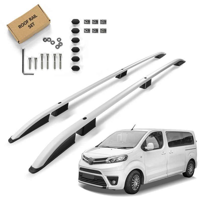 Roof rails for Toyota Proace II MEDIUM H1 2016- SKYPORT Aluminum Plastic