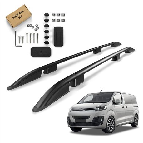 Relingi dachowe Citroen Spacetourer I SHORT H1 2016- Aluminium plastik