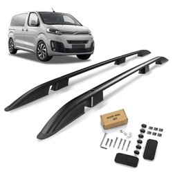 Roof rails for Citroen Spacetourer I SHORT H1 2016- Aluminum Plastic