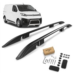 Relingi dachowe Citroen Jumpy III SHORT H1 2016- Aluminium plastik