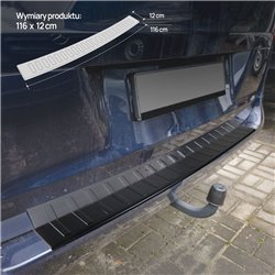 Rear bumper trim for Mercedes V-Class (W447) 2014- | Black steel