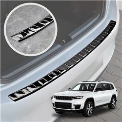 Rear bumper trim for Jeep Grand Cherokee V (WL74) 2022- | steel Piano