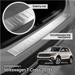 Listwa tylnego zderzaka Volkswagen VW T-Cross I PRE-FL 2019-2023 | stal