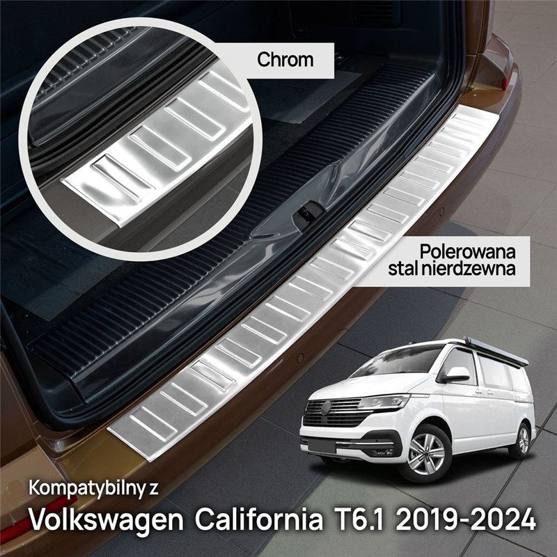 Listwa tylnego zderzaka Volkswagen VW California 2019-2024 | stal